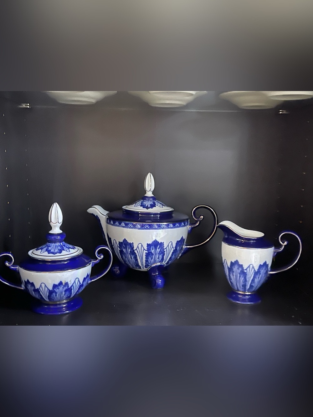 Bombay Blue and White Ceramic Creamer
